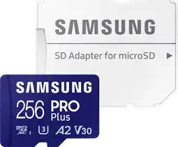 Coolblue Samsung MicroSDXC PRO Plus 256GB 130MB/s aanbieding