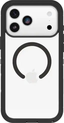 Coolblue Otterbox Defender Pro XT iPhone 17 Pro Max Back Cover MagSafe Magneet Transparant Zwart aanbieding