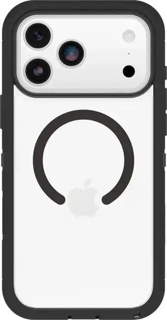 Coolblue Otterbox Defender Pro XT iPhone 17 Pro Max Back Cover MagSafe Magneet Transparant Zwart aanbieding