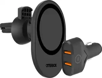 Coolblue Otterbox Telefoonhouder Auto met MagSafe Magneet + BlueBuilt Autolader Quick Charge aanbieding