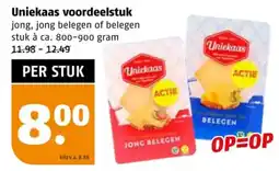 Poiesz Uniekaas voordeelstuk aanbieding