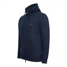 ANWB Cappuccino Italia Heren Fleece Hoodie met Rits Blauw aanbieding