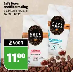 Poiesz Café Nova snelfiltermaling aanbieding