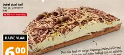 Poiesz Dubai vlaai half aanbieding