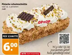 Poiesz Pistache schuimschnitte aanbieding