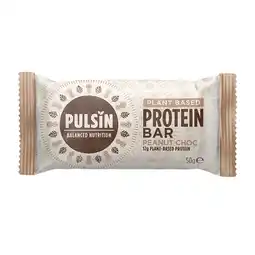Holland & Barrett Pulsin Vegan Protein Bar Peanut Choc – 50g aanbieding