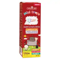 Holland & Barrett Natures Aid Mini Drops Ijzer voor Baby's en Kinderen - 50 ml aanbieding