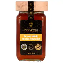 Holland & Barrett BEE&YOU Rauwe Wilde Bloemenhoning - 300g aanbieding