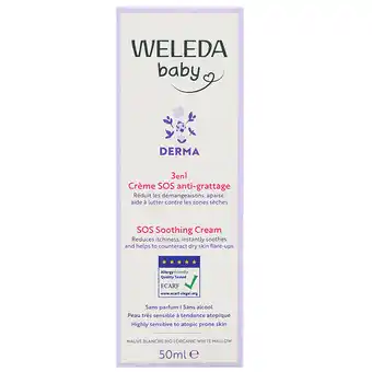 Holland & Barrett Weleda Baby Derma 3in1 SOS Vette Crème - 50ml aanbieding