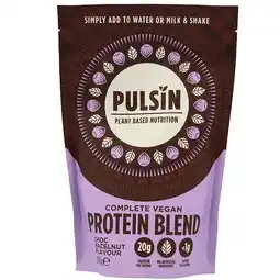 Holland & Barrett Pulsin Complete Vegan Protein Blend Chocolade Hazelnoot - 280 aanbieding