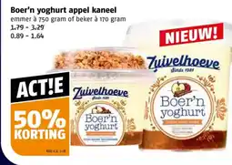 Poiesz Boer'n yoghurt appel kaneel aanbieding