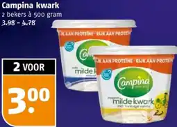 Poiesz Campina kwark aanbieding
