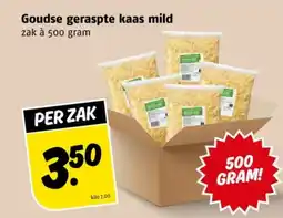 Poiesz Goudse geraspte kaas mild aanbieding