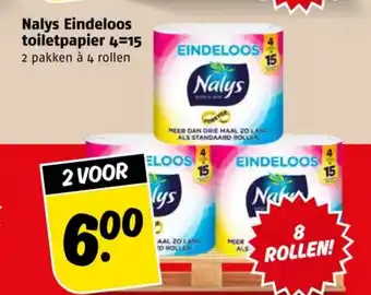 Poiesz Nalys Eindeloos toiletpapier aanbieding