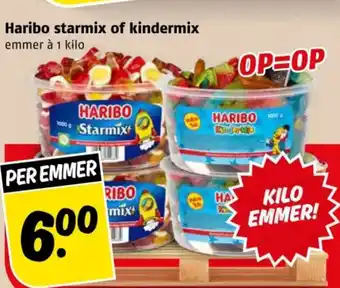 Poiesz Haribo starmix of kindermix aanbieding