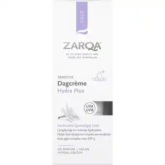 Douglas ZARQA Hydra Plus SPF15 aanbieding