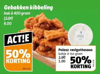 Poiesz Gebakken kibbeling aanbieding