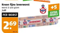 Poiesz Kroon fijne leverworst aanbieding