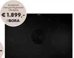 Superkeukens kookplaat met geïntegreerde afzuiging aanbieding