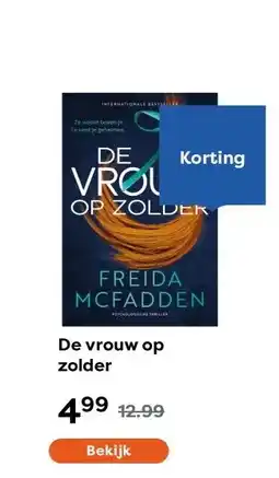 The Read Shop De vrouw op zolder aanbieding