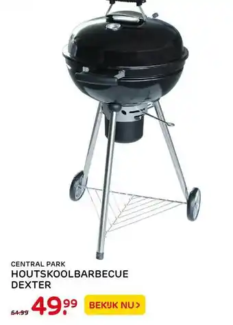 Praxis Central park houtskoolbarbecue dexter aanbieding