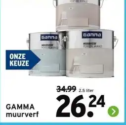 GAMMA GAMMA muurverf aanbieding