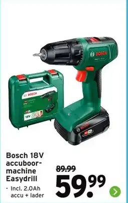 GAMMA Bosch 18V accuboor- machine Easydrill aanbieding