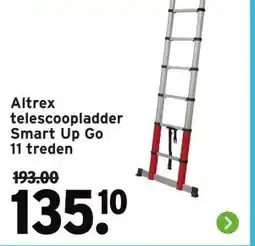 GAMMA Altrex telescoopladder Smart Up Go aanbieding
