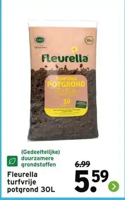 GAMMA Fleurella turfvrije potgrond aanbieding
