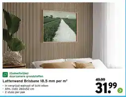 GAMMA Lattenwand Brisbane aanbieding
