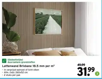 GAMMA Lattenwand Brisbane aanbieding