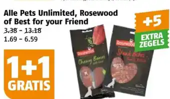 Poiesz Alle Pets Unlimited, Rosewood of Best for your Friend aanbieding