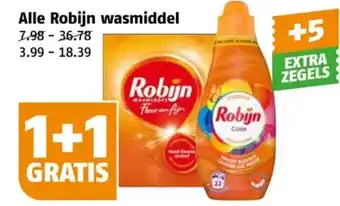 Poiesz Alle Robijn wasmiddel aanbieding