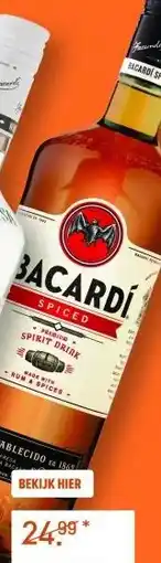Gall & Gall Bacardí Spiced 100CL aanbieding