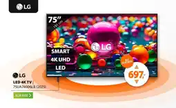 Expert LG 4K SMART 75UA74006LB (2025) aanbieding