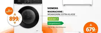 Expert Siemens WG46H2A9NL extraKlasse aanbieding