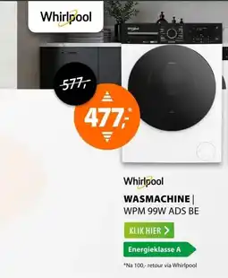 Expert Whirlpool WPM 99W ADS BE Wit aanbieding