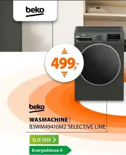 Expert Beko B3WM49410M2 Selective Line Grijs aanbieding