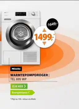 Expert Miele TEL 695 WP aanbieding