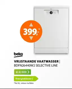 Expert Beko BDFN26440W2 Selective Line aanbieding