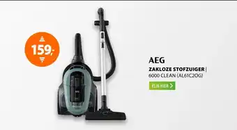 Expert AEG 6000 CLEAN (AL61C2OG) Groen aanbieding