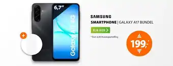 Expert Samsung Galaxy A17 128GB 4G + Clear Case aanbieding