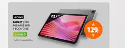 Expert Lenovo Tab 4GB 64GB Wifi + Book Case Grijs aanbieding