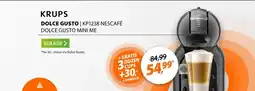 Expert Krups KP1238 NESCAFÉ Dolce Gusto Mini Me Zwart aanbieding