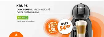 Expert Krups KP1238 NESCAFÉ Dolce Gusto Mini Me Zwart aanbieding