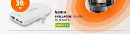 Expert Hama Snellader 2x USB-C 1x USB-A platte mini-oplader PD 65 W Wit aanbieding