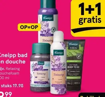 Etos Kneipp bad en douche aanbieding