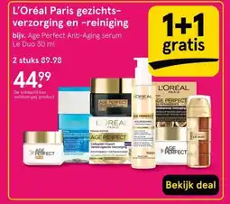 Etos L'Oréal Paris gezichts- verzorging en -reiniging aanbieding