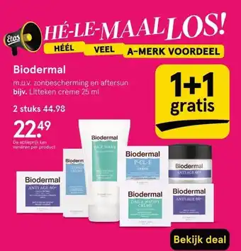 Etos Biodermal aanbieding