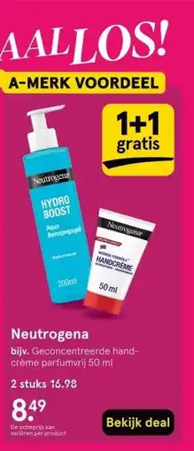 Etos Neutrogena aanbieding